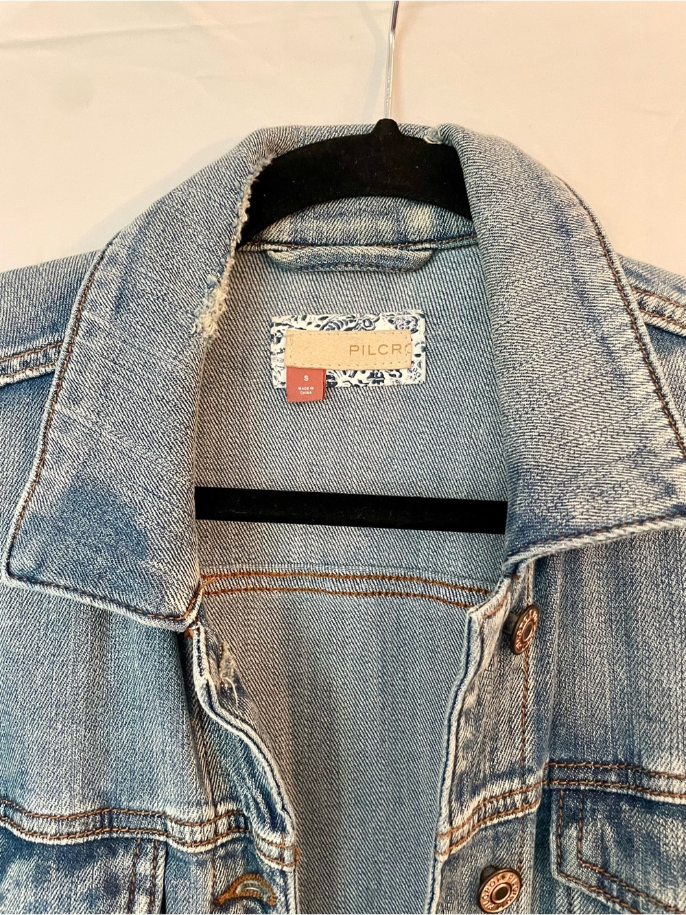 Anthropologie Pilcro Denim Boyfriend 
Jacket - Picture 3 of 4